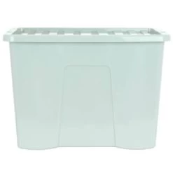B&M Storage Box With Lid 80L - Sage -Home Decor Shop 391384 sage 80l storage box and lid