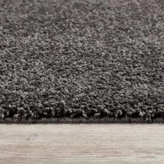 B&M Buddy Plain Shaggy Grey Runner Doormat 5 B&M Buddy Plain Shaggy Grey Runner Doormat - Image 5