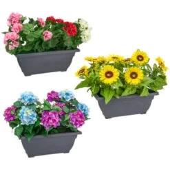 Bloom Basic Window Box - Hydrangea -Home Decor Shop 392827 basic window box group