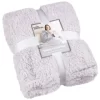 Home Essentials Teddy TV Blanket - Silver