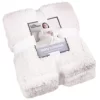 Home Essentials Teddy TV Blanket - Cream