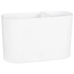 Simply Everyday Matte White Toothbrush Holder