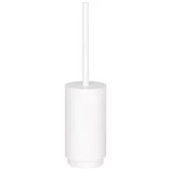 Simply Everyday Matte White Toilet Brush -Home Decor Shop 394036 matte toilet brush