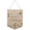 B&M Laser Cut Slogan Hanging Plaque