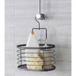 B&M Hanging Bathroom Caddy - Grey -Home Decor Shop 394578 hanging caddy grey