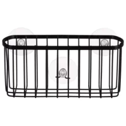 B&M Black Suction Wire Basket