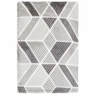 B&M Simply Geo Waffle Throw - Grey 3 B&M Simply Geo Waffle Throw - Grey - Image 3