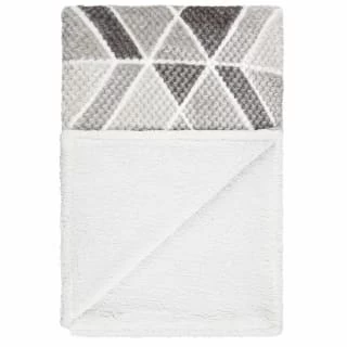 B&M Simply Geo Waffle Throw - Grey 2 B&M Simply Geo Waffle Throw - Grey - Image 2