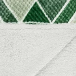 B&M Simply Geo Waffle Throw - Green -Home Decor Shop 394920 simply geo waffle throw green 4