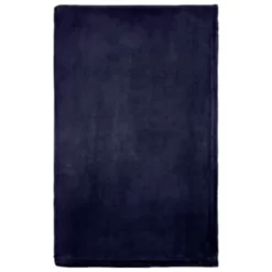 Navy Coral Fleece Throw -Home Decor Shop 394951 navy coral fleece 3