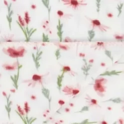 Simply Floral Polar Fleece Throw 2pk -Home Decor Shop 395002 simply super soft throws 2pk blush floral 4