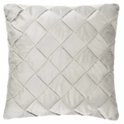Basket Weave Silver Cushion