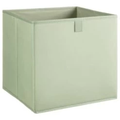 Home Decor Shop -Home Decor Shop 395843 2pk printed lokken storage cubes sage diamond 5