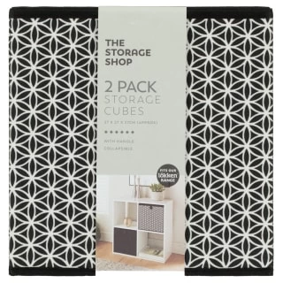 Lokken Mark Making Storage Cubes 2pk - Mono 3 Lokken Mark Making Storage Cubes 2pk - Mono - Image 3