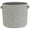 B&M Heart Fabric Basket - Grey