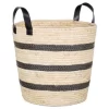 B&M Striped Basket - Mono