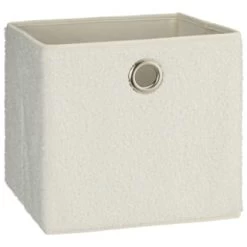 Home Decor Shop 26 Lokken Teddy Storage Cubes 2pk - Cream