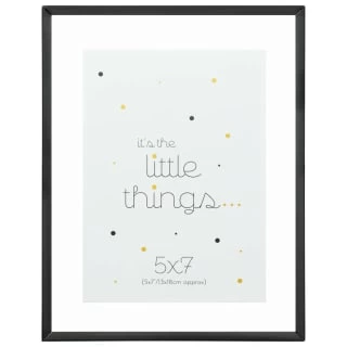 B&M Glass & Metal Photo Frame 5x7" 2 B&M Glass & Metal Photo Frame 5x7" - Image 2