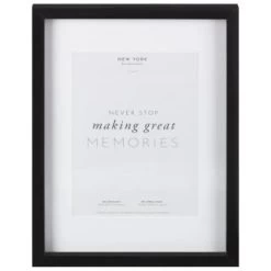 B&M A4 New York Box Photo Frame - Black