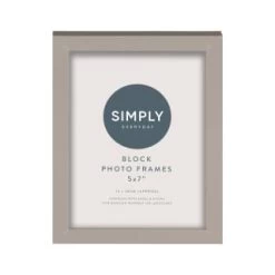Simply Everyday 5 X 7" Block Frames 3pk - Grey -Home Decor Shop 396674 3pk simply everyday block frames 5x7 grey 3