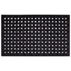 B&M Cross Hatch Rubber Doormat