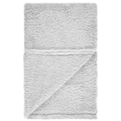 Simply Kids Teddy Throw - Light Grey 7 Simply Kids Teddy Throw - Light Grey -Home Decor Shop 400204 simply kids teddy rolled kids throw grey 2